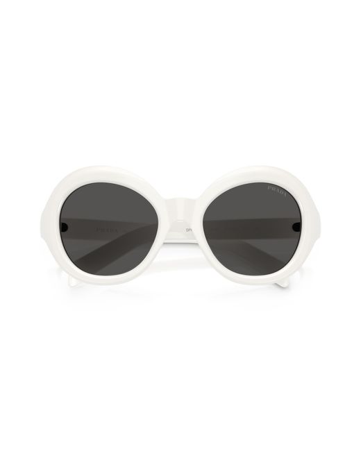 Prada Black Pr D08Su 17K08Z Sunglasses Acetate Round Normal