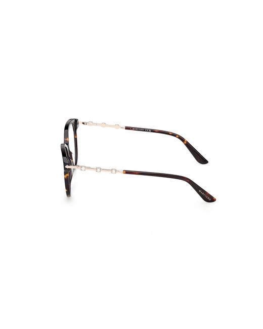 Guess Black Gm50046 052 Optical Frames Acetate Round Normal