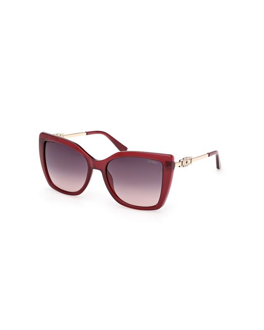 Guess Black Gu00266 69Z Sunglasses Injected Squared Normal