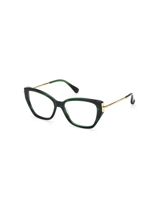 Max Mara Black Mm5117 001 Optical Frames Acetate Cat Eye Normal