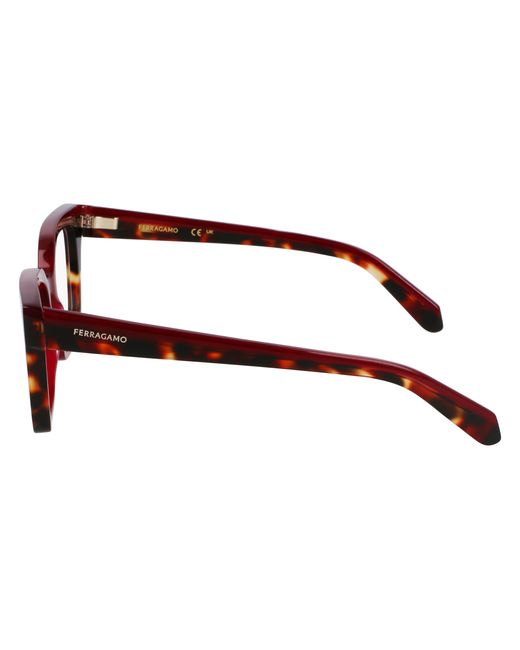 Ferragamo Black Sf3010 654 Optical Frames Acetate Squared Normal