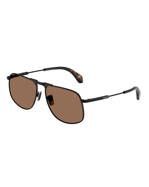 Moncler Black Me4014 Vitessa 100173 Sunglasses Steel Pilot Normal