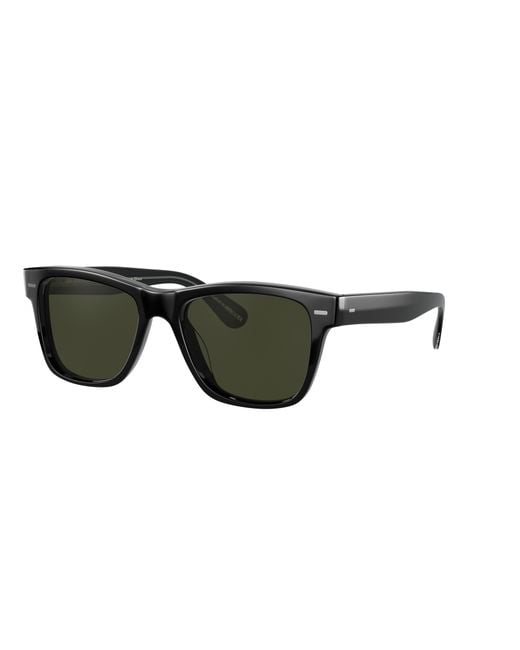 Oliver Peoples Black Ov5393Su Oliver Sun 1492P1 Sunglasses Acetate G15 Squared Polarized for men