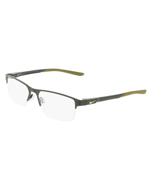 Nike Black 8159 302 Optical Frames Metal Squared Normal for men