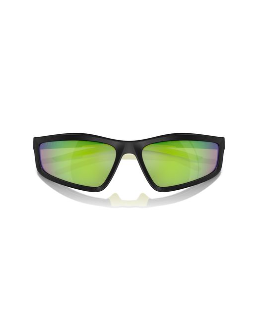 FERRARI SCUDERIA Green Fz6007U 504/8N Sunglasses Injected Geometric Normal Mirror for men