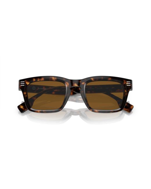 Burberry Black Be4403 300283 Sunglasses Acetate Squared Polarized for men
