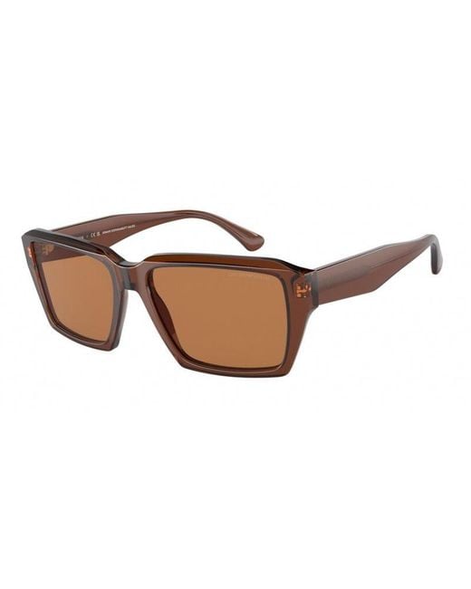 Emporio Armani Black Ea4186 504473 Sunglasses Plastic Squared for men