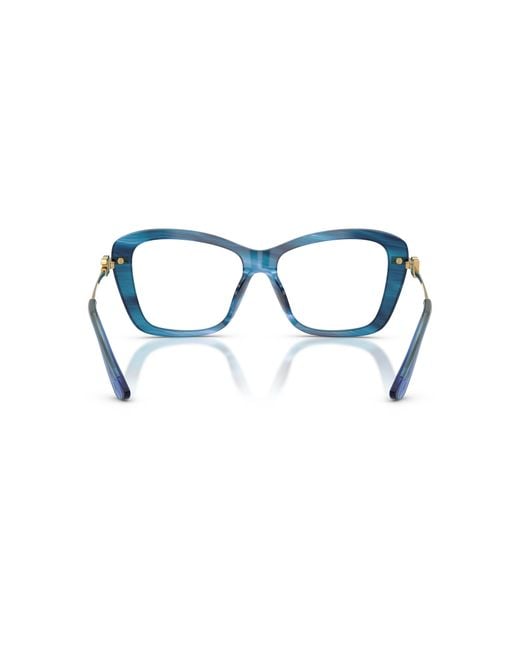 Dolce & Gabbana Black Dg3439 3472 Optical Frames Acetate Transparent Squared Normal