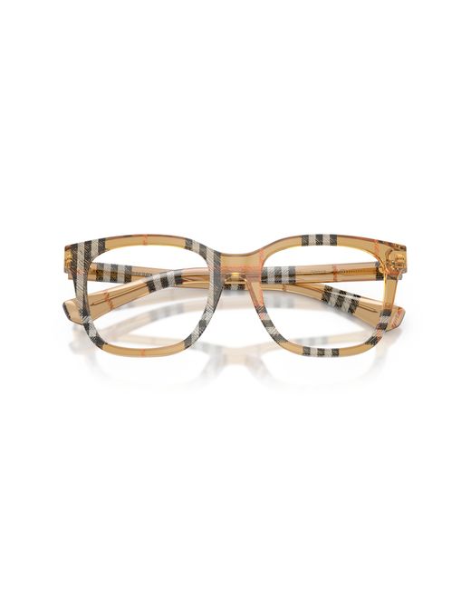 Burberry Black Be2455 4163 Optical Frames Acetate Transparent Squared Normal