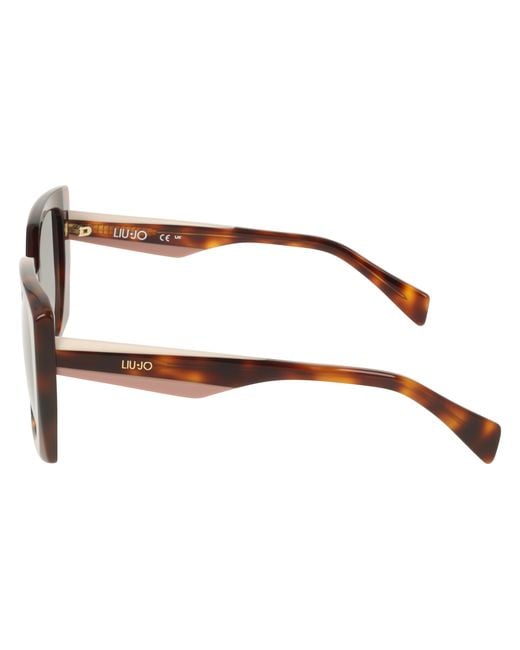 Liu Jo Black Lj819S 240 Sunglasses Acetate Squared Normal Shaded