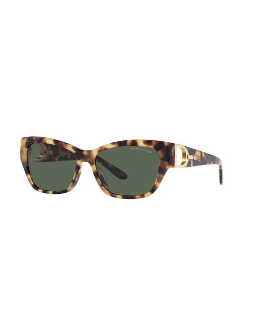 Ralph Lauren Green Rl8206U The Audrey 500471 Sunglasses Acetate Butterfly Normal
