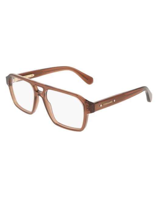 Ferragamo Black Sf3085 232 Optical Frames Acetate Squared Normal for men
