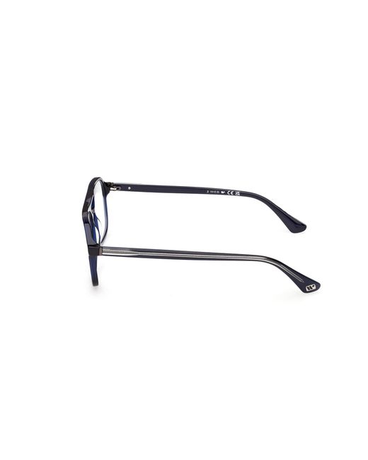 Web Black We5473 092 Optical Frames Acetate Squared Normal for men