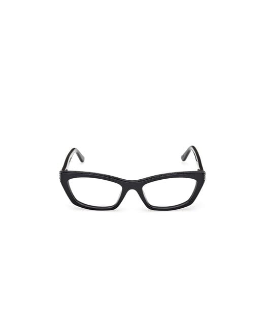 Guess Black Gm50062 71 Optical Frames Acetate Cat Eye Normal