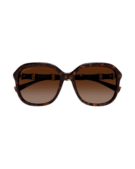 Gucci Black Gg2061Sa 002 Sunglasses Injected Squared