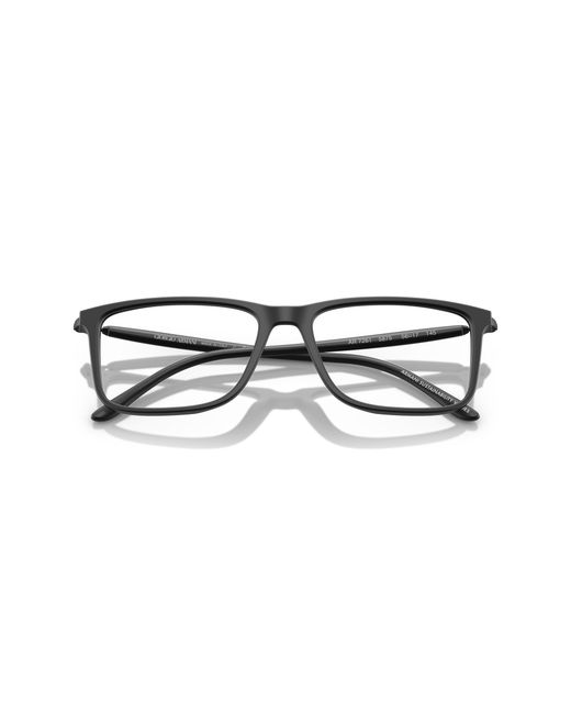 Giorgio Armani Black Ar7261 6167 Optical Frames Acetate Transparent Squared Normal for men