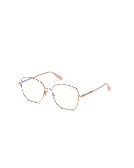 Tom Ford Black Ft5685-B 072 Optical Frames Metal Geometric Normal