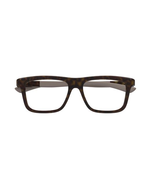 Gucci Black Gg1737O 004 Optical Frames Injected Transparent Squared for men