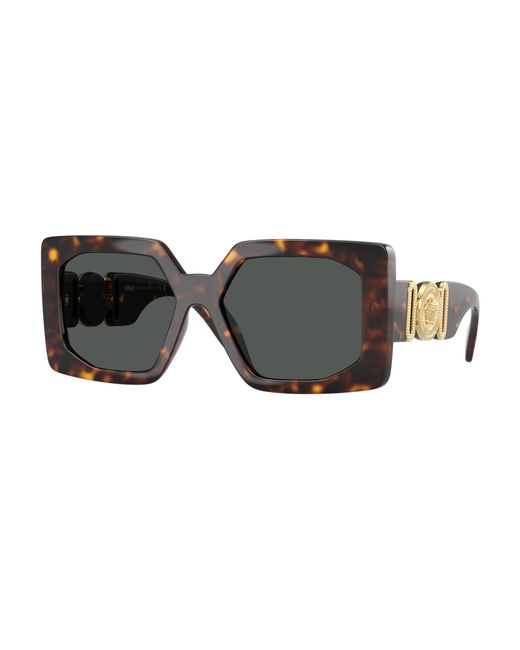 Versace Black Ve4478U 108/87 Sunglasses Injected Squared Normal