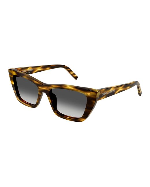 Saint Laurent Black Sl 276 Mica 042 Sunglasses Acetate Squared Normal Shaded