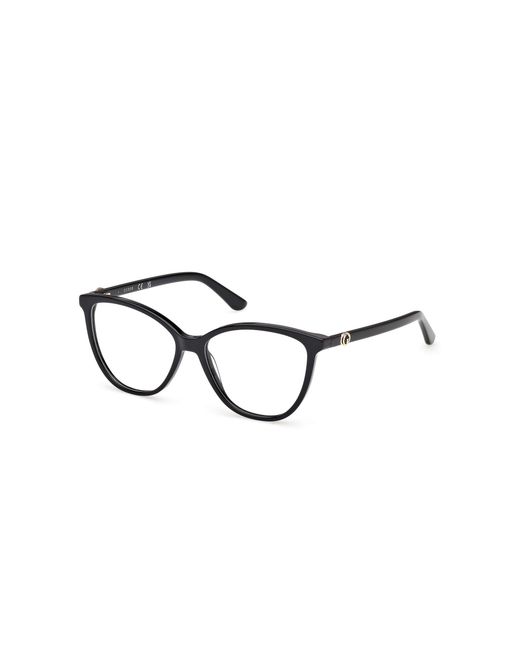 Guess Black Gu50311 001 Optical Frames Acetate Cat Eye Normal