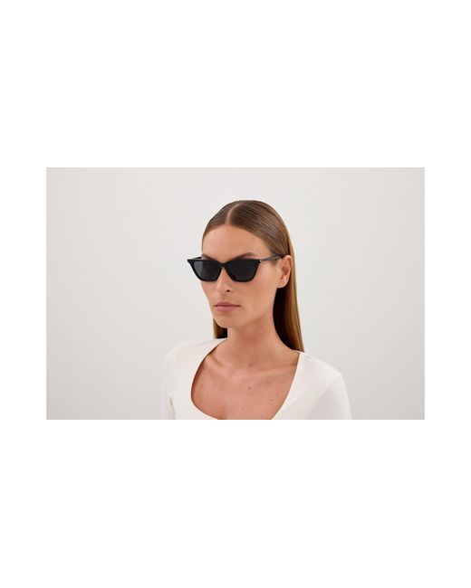 Saint Laurent Black Sl 889 Sulpice Thin 001 Sunglasses Acetate Cat Eye