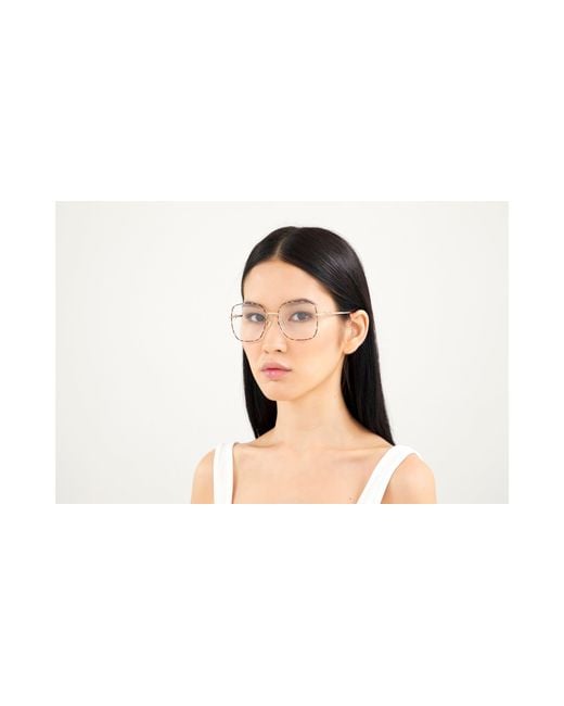 Gucci Black Gg0883Oa 002 Optical Frames Metal Squared