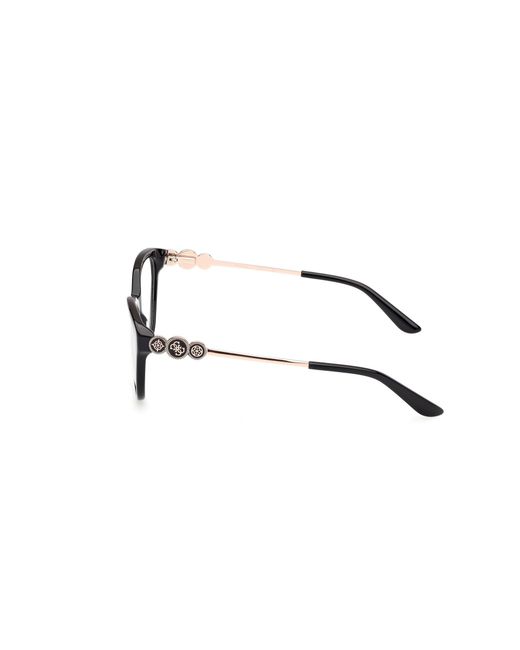 Guess Black Gu50230 001 Optical Frames Acetate Cat Eye Normal