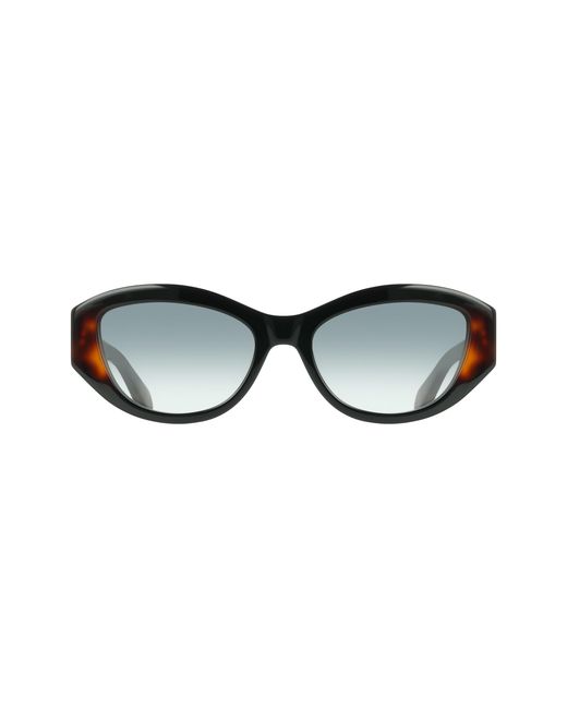 Ferragamo Black Sf2104S 006 Sunglasses Acetate Round Normal