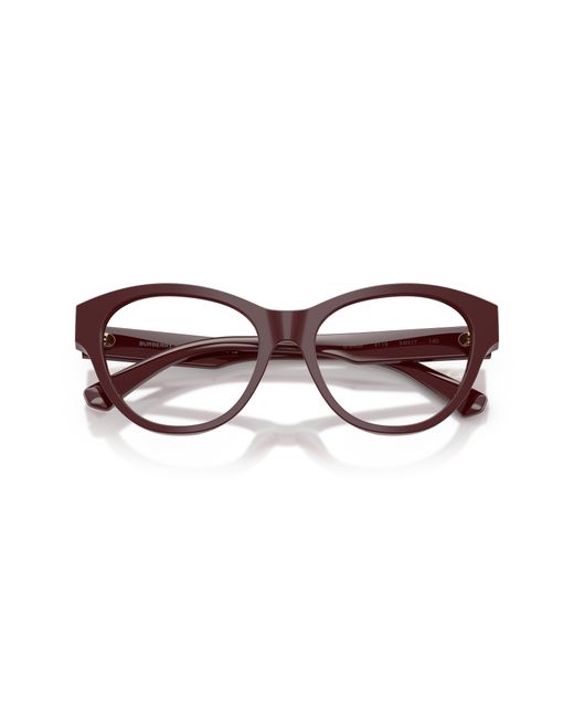 Burberry Black Be2458 4119 Optical Frames Acetate Transparent Cat Eye Normal