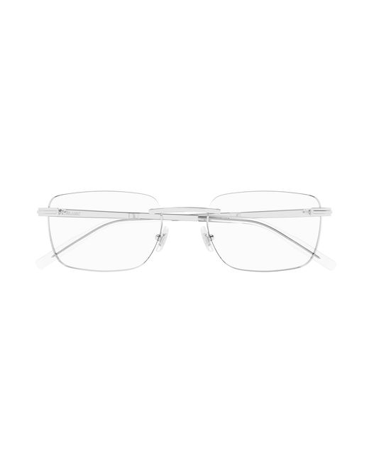 Montblanc Black Mb0279O 001 Optical Frames Metal Squared for men