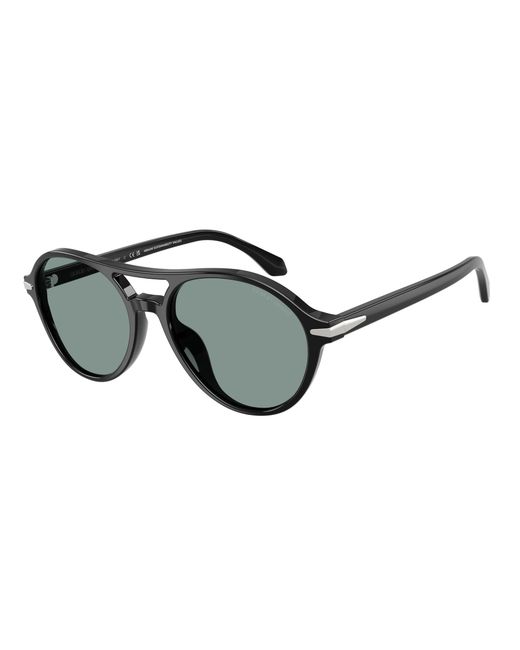 Giorgio Armani Black Ar8236U 507556 Sunglasses Acetate Round Normal for men