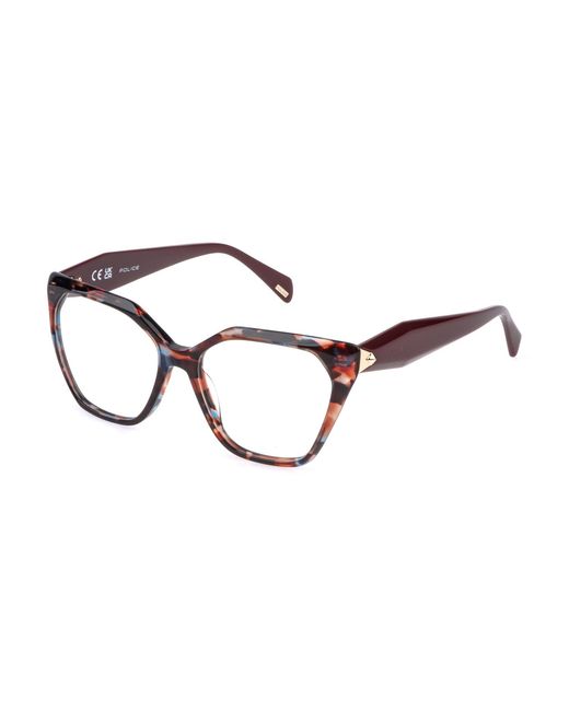 Police Black Vplr18 New Clue 1 09Uv Optical Frames Acetate Geometric