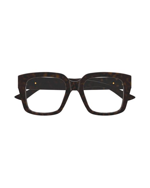 Bottega Veneta Black Bv1409O 002 Optical Frames Acetate Transparent Squared