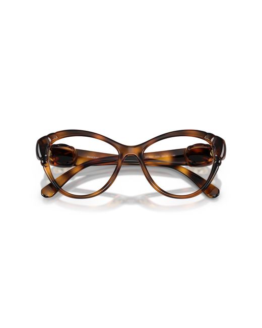 Swarovski Black Sk2057 1002 Optical Frames Injected Cat Eye Normal