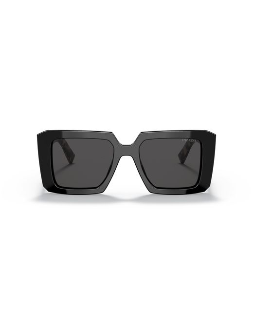 Prada Black Pr 23Ys 1Ab5S0 Sunglasses Acetate Squared Normal