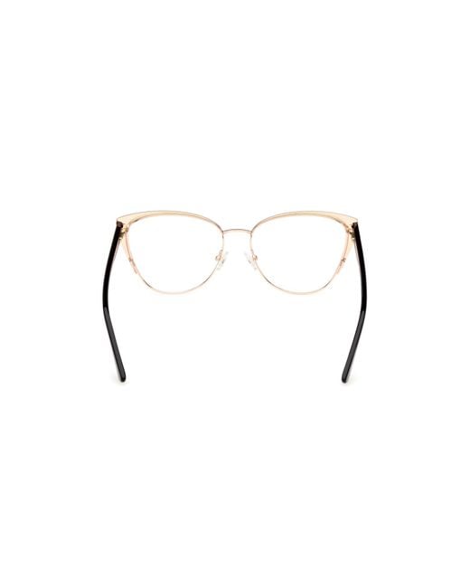 Guess Black Gu50121 005 Optical Frames Metal Cat Eye Normal