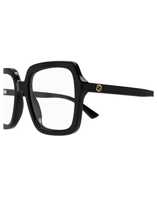Gucci Black Gg1318O Square Frames