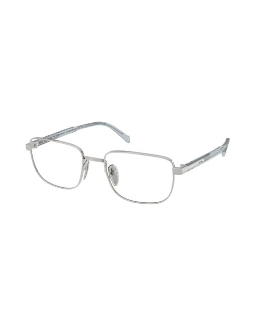 Prada Black Pr B51V 29B1O1 Optical Frames Squared Normal for men