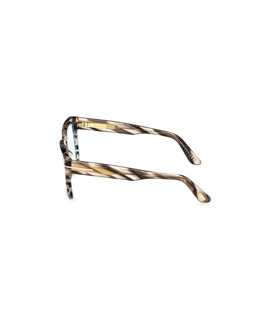 Tom Ford Black Ft6094-B 056 Optical Frames Acetate Squared Normal