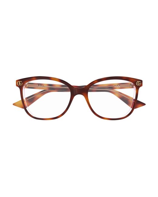 Gucci Black Gg1816O 008 Optical Frames Acetate Transparent Squared