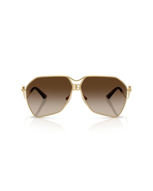 Dolce & Gabbana Black Dg2326 02/13 Sunglasses Metal Pilot Normal Shaded