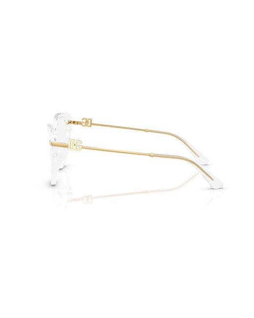 Dolce & Gabbana Black Dg3438 3133 Optical Frames Acetate Butterfly Normal