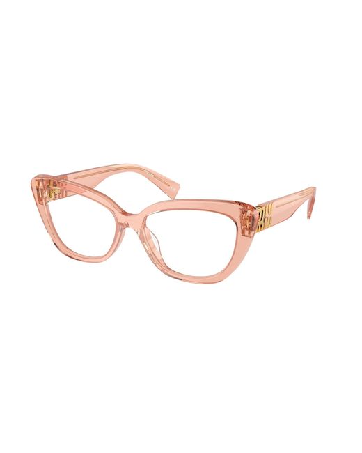 Miu Miu Black Mu 05Vv 13T1O1 Optical Frames Acetate Transparent Cat Eye Normal