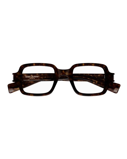 Saint Laurent Black Sl 720 Opt 002 Optical Frames Acetate Transparent Squared