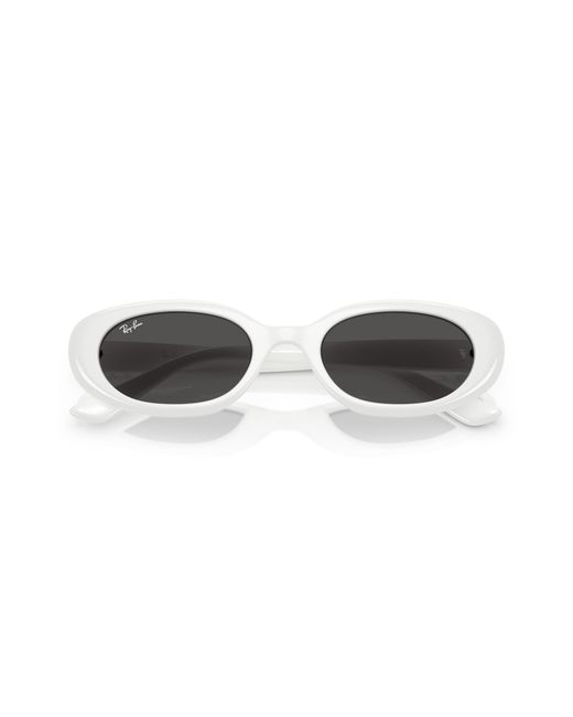 Ray-Ban Black Rb4441d Oval Sunglasses