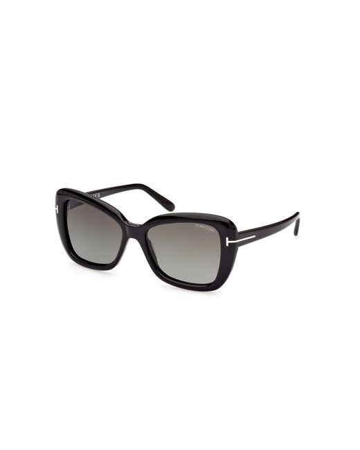 Tom Ford Black Ft1008 Maeve 01B Sunglasses Acetate Butterfly Normal Shaded