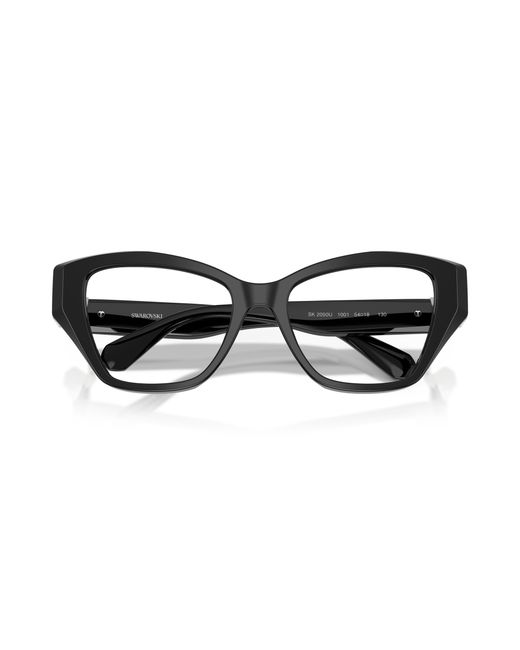 Swarovski Black Sk2050U 1001 Optical Frames Acetate Cat Eye Normal
