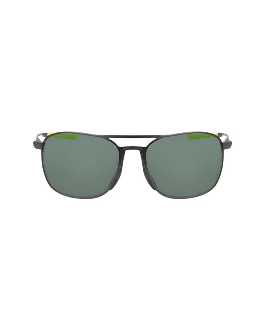Nike Black Ace Driver P Ev24010 907 Sunglasses Titanium Squared Polarized Polarized for men
