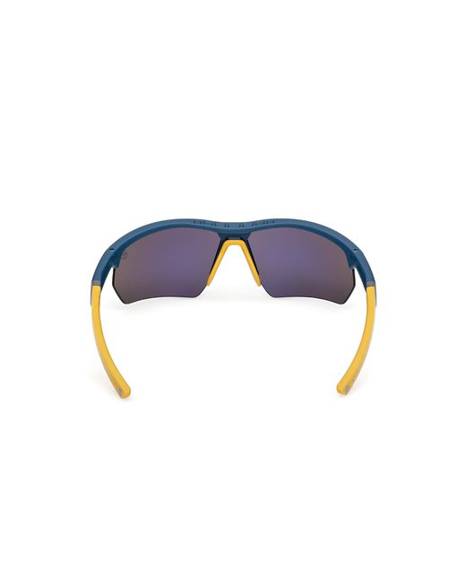 Timberland Black Tb00056 91D Sunglasses Injected Smoke Squared Polarized for men